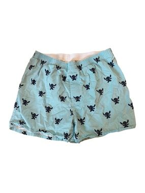 Disney Parks Blue Stripe Stitch Shorts/Boxers | Size Small